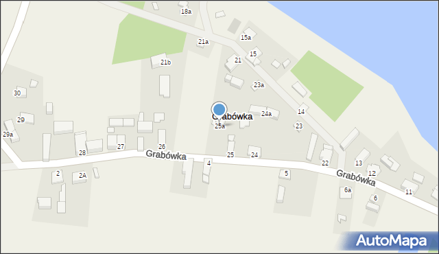 Grabówka, Grabówka, 25a, mapa Grabówka