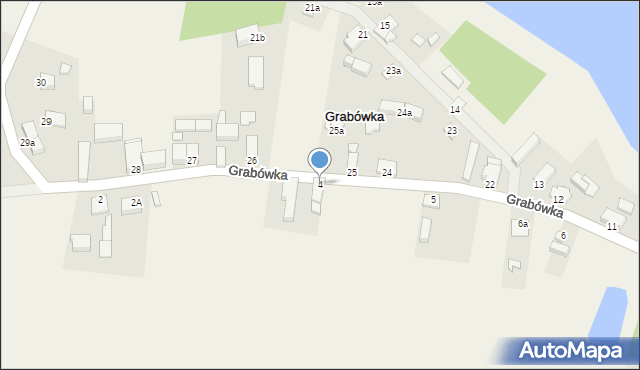 Grabówka, Grabówka, 4, mapa Grabówka