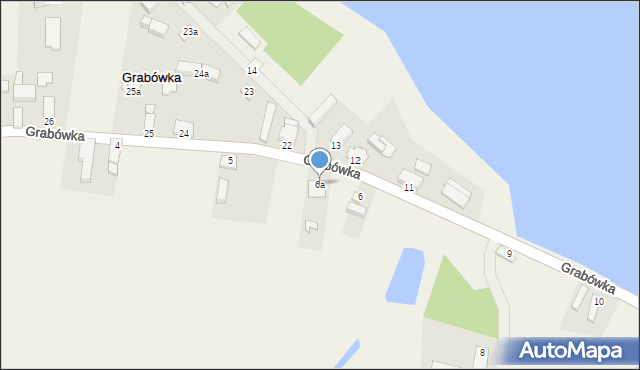 Grabówka, Grabówka, 6a, mapa Grabówka