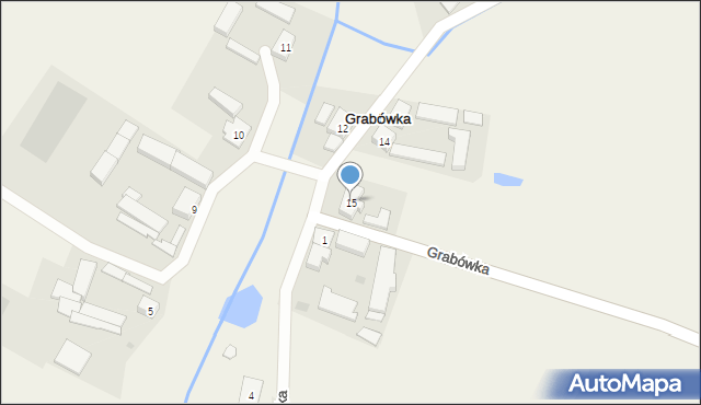 Grabówka, Grabówka, 15, mapa Grabówka