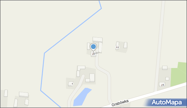 Grabówka, Grabówka, 10, mapa Grabówka