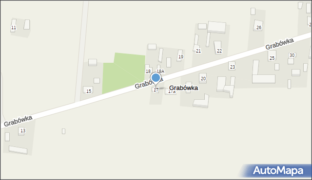 Grabówka, Grabówka, 17, mapa Grabówka