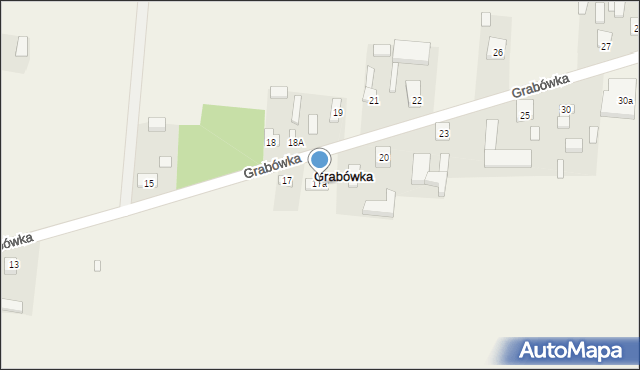 Grabówka, Grabówka, 17a, mapa Grabówka