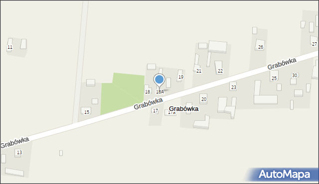 Grabówka, Grabówka, 18A, mapa Grabówka