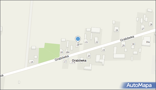 Grabówka, Grabówka, 19, mapa Grabówka