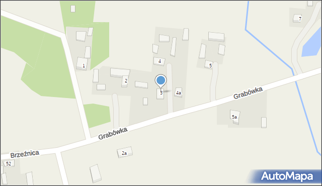 Grabówka, Grabówka, 3, mapa Grabówka