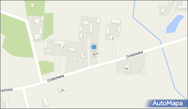 Grabówka, Grabówka, 4a, mapa Grabówka