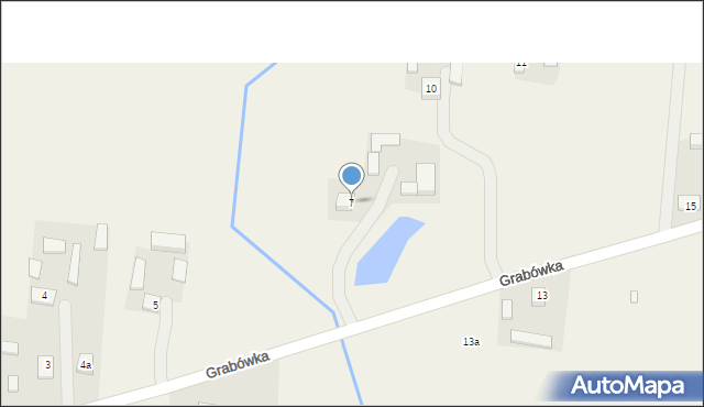 Grabówka, Grabówka, 7, mapa Grabówka
