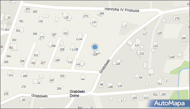 Grabówki, Grabówki, 218, mapa Grabówki