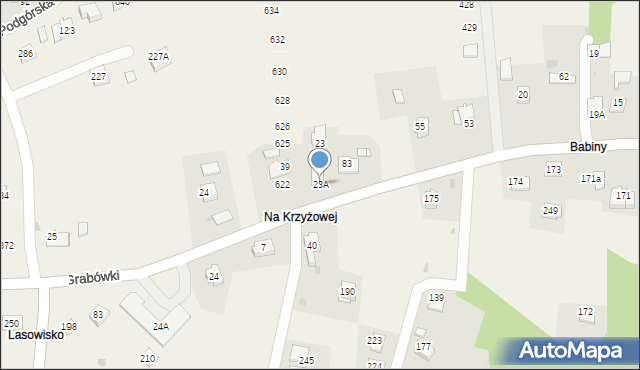 Grabówki, Grabówki, 23A, mapa Grabówki