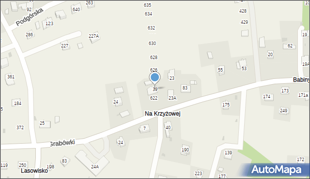 Grabówki, Grabówki, 39, mapa Grabówki