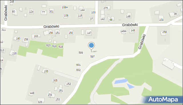 Grabówki, Grabówki, 598, mapa Grabówki