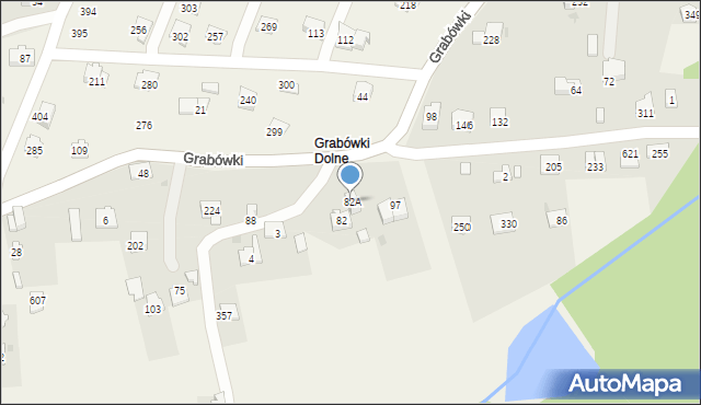 Grabówki, Grabówki, 82A, mapa Grabówki