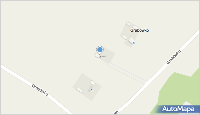 Grabówko, Grabówko, 6, mapa Grabówko