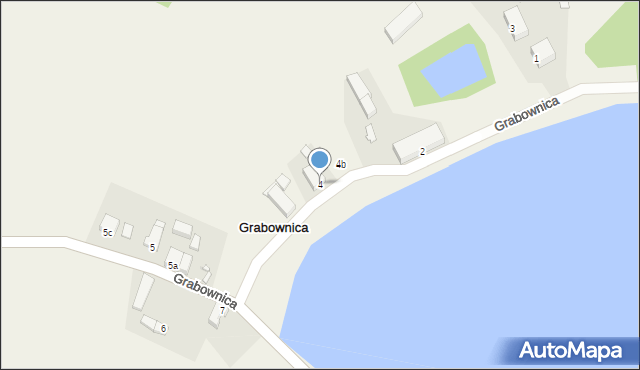 Grabownica, Grabownica, 4, mapa Grabownica