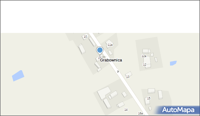 Grabownica, Grabownica, 11, mapa Grabownica
