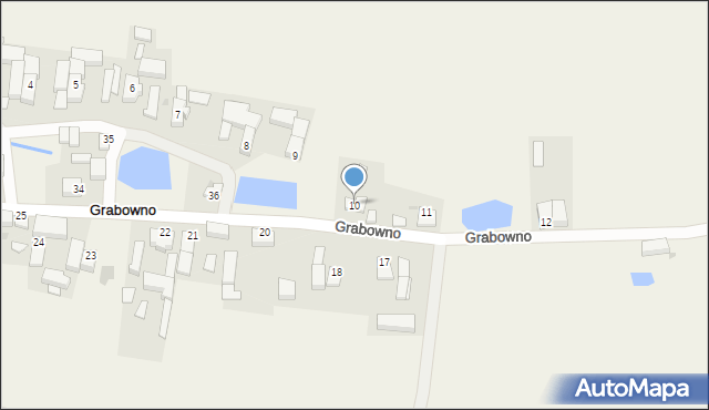 Grabowno, Grabowno, 10, mapa Grabowno