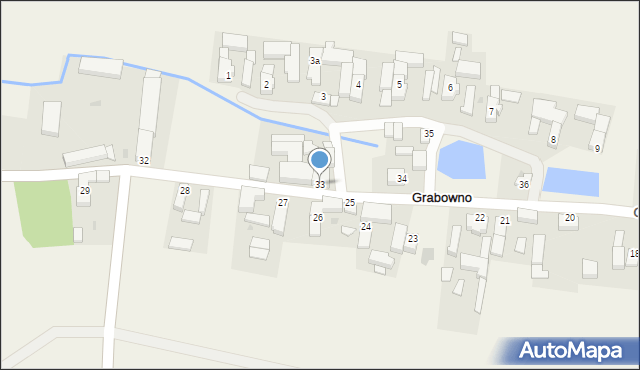 Grabowno, Grabowno, 33, mapa Grabowno