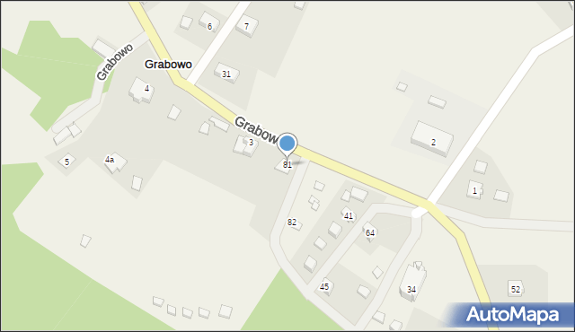 Grabowo, Grabowo, 81, mapa Grabowo
