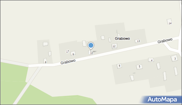 Grabowo, Grabowo, 11, mapa Grabowo