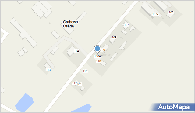Grabowo, Grabowo, 110A, mapa Grabowo