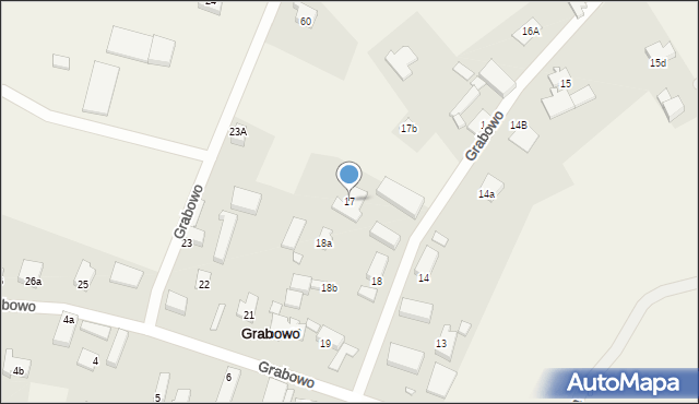 Grabowo, Grabowo, 17, mapa Grabowo