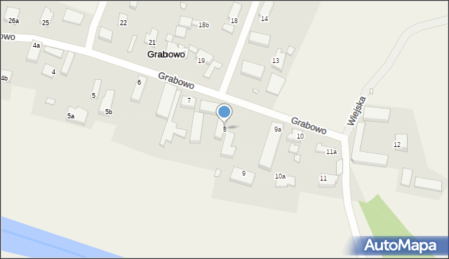 Grabowo, Grabowo, 8, mapa Grabowo