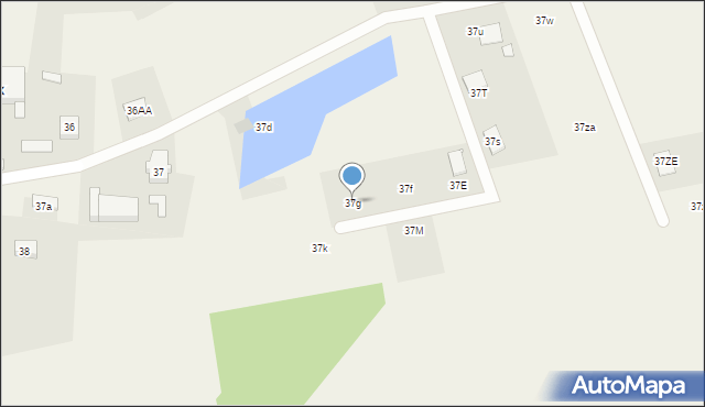 Grabowo, Grabowo, 37g, mapa Grabowo