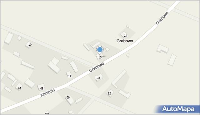 Grabowo, Grabowo, 15, mapa Grabowo
