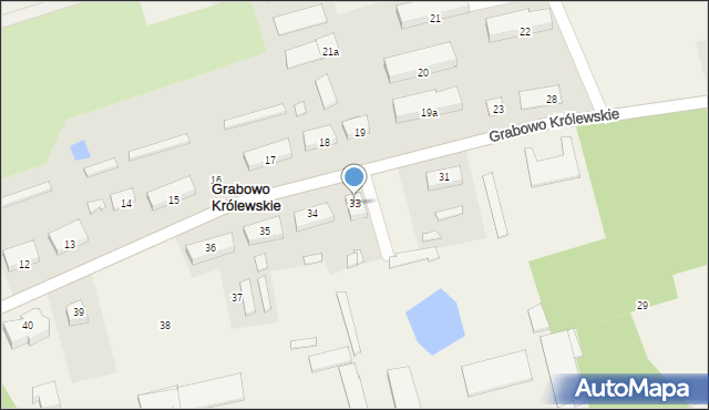 Grabowo Królewskie, Grabowo Królewskie, 33, mapa Grabowo Królewskie