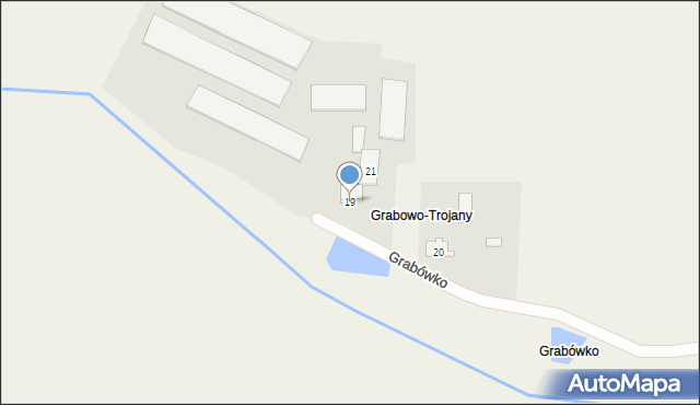 Grabowo Wielkie, Grabówko, 19, mapa Grabowo Wielkie