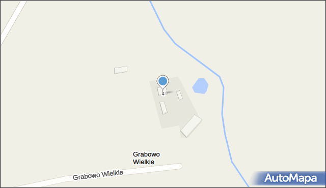 Grabowo Wielkie, Grabowo Wielkie, 4, mapa Grabowo Wielkie