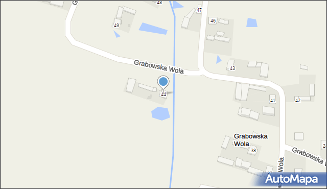 Grabowska Wola, Grabowska Wola, 44, mapa Grabowska Wola