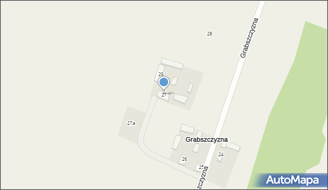 Grabszczyzna, Grabszczyzna, 27, mapa Grabszczyzna