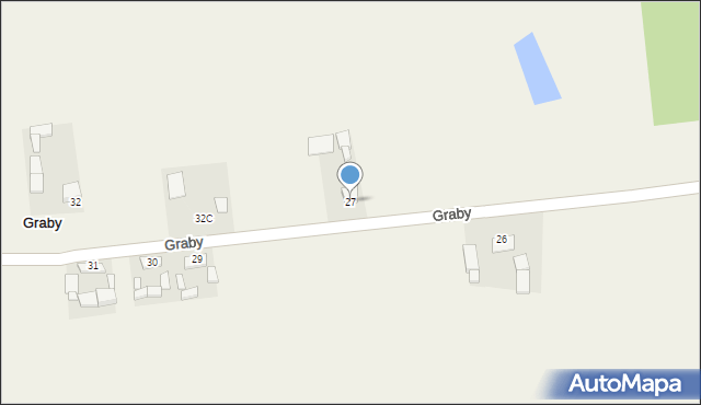 Graby, Graby, 27, mapa Graby