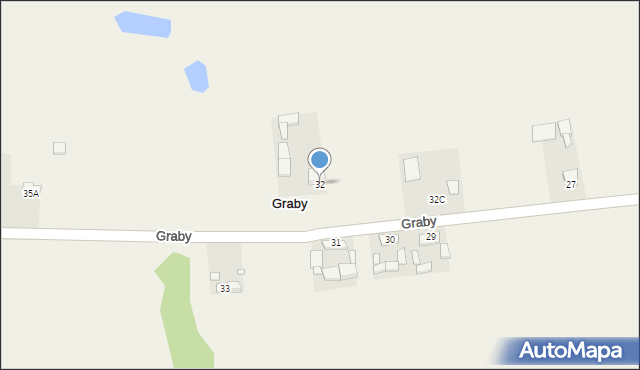 Graby, Graby, 32, mapa Graby