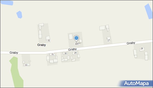 Graby, Graby, 32C, mapa Graby