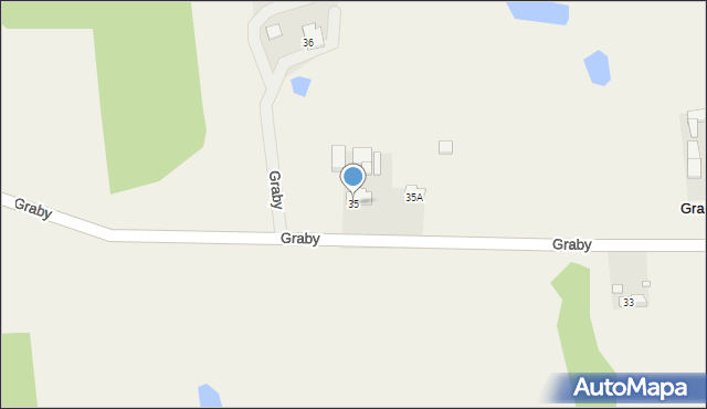Graby, Graby, 35, mapa Graby