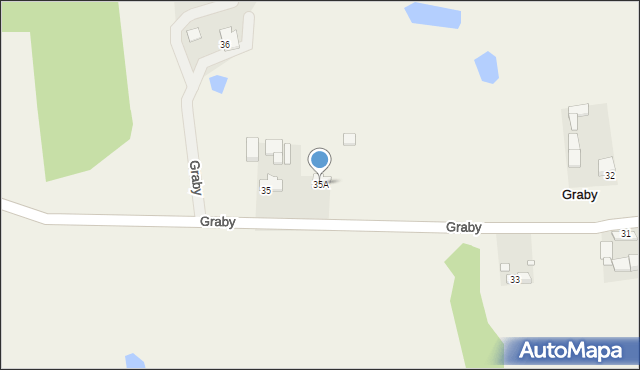 Graby, Graby, 35A, mapa Graby