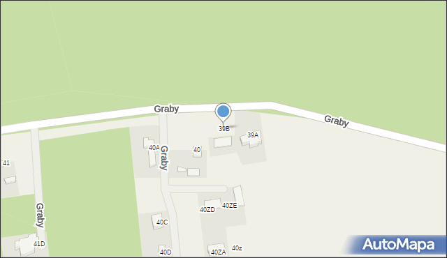 Graby, Graby, 39B, mapa Graby