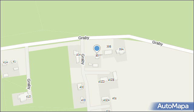 Graby, Graby, 40, mapa Graby