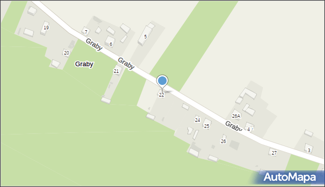 Graby, Graby, 23, mapa Graby