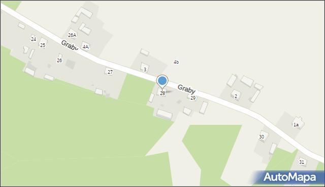 Graby, Graby, 28, mapa Graby