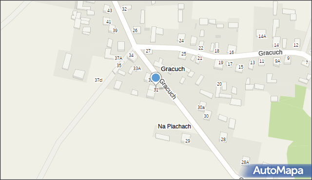 Gracuch, Gracuch, 31, mapa Gracuch