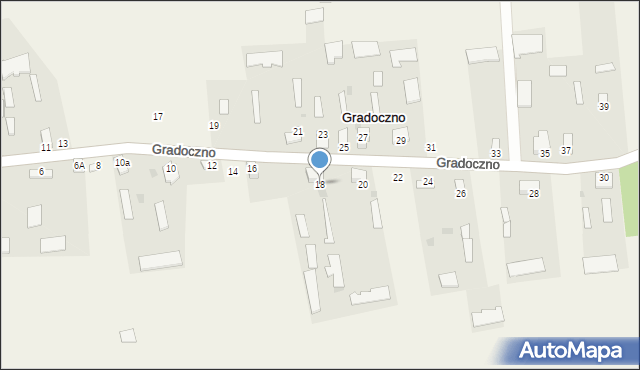 Gradoczno, Gradoczno, 18, mapa Gradoczno