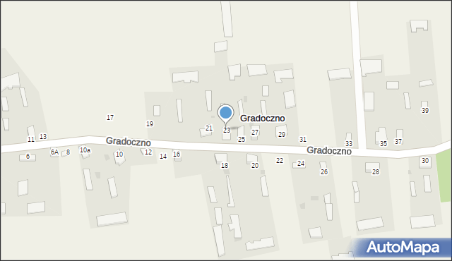 Gradoczno, Gradoczno, 23, mapa Gradoczno