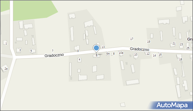 Gradoczno, Gradoczno, 6, mapa Gradoczno