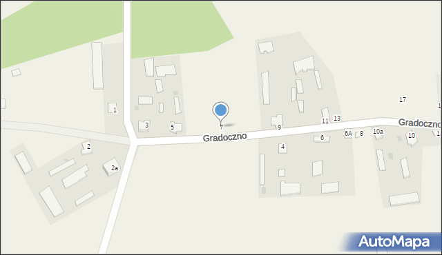 Gradoczno, Gradoczno, 7, mapa Gradoczno