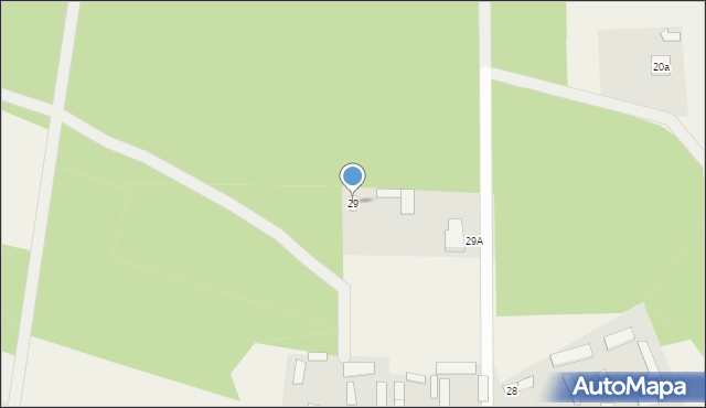 Grądy, Grądy, 29, mapa Grądy