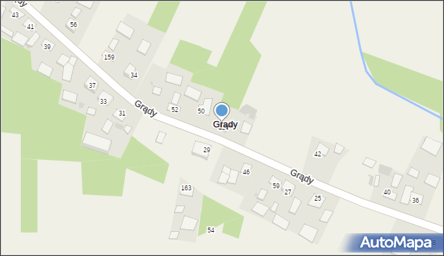 Grądy, Grądy, 48, mapa Grądy